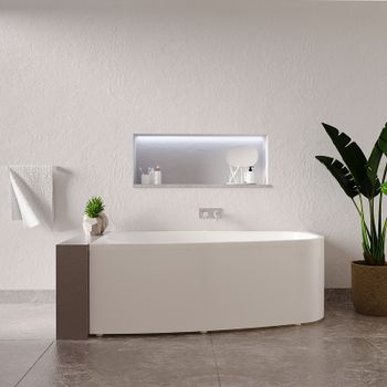 Акриловая ванна Radomir Рона 158x90 L 1-01-0-1-1-343 без гидромассажа — фото 7, Акриловые ванны