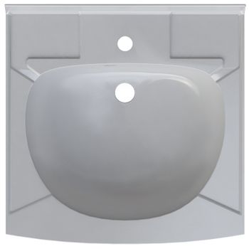 Раковина Altasan Kompakt 50x50 UPP50s на стиральную машину Белая — фото 4, Раковины на стиральную машину