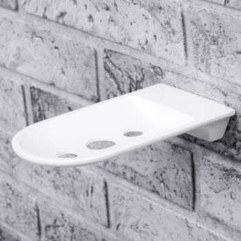 Kammel K-8369WHITE Мыльница решетка — фото 3, Мыльницы