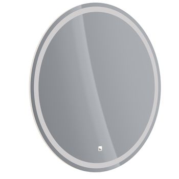 Зеркало LUNO , 60*60см, сенсорный выключатель, LED-подсветка, ф-ция антизапотевания — фото 6, Зеркала в ванную комнату