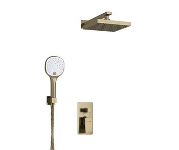 A16040 Встраиваемый комплект для душа с верхней душевой насадкой и лейкой — фото 1, Встраиваемые душевые комплекты