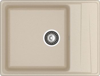 GRANFEST Мойка LEVEL 660L 1-чаша+крыло 660*500мм кашемир арт.GF- — фото 2, Кухонные мойки