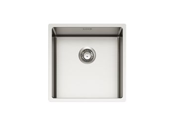 Мойка для кухни NOX 30 BRS 440x440x200 в комплекте с интегрированным сифоном — фото 1, Кухонные мойки