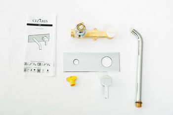 Смеситель для раковины встраиваемый CEZARES LEAF-BLI1-01-W0 — фото 3, Смесители для раковины