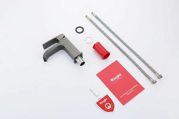 Смеситель для раковины Raglo R02.10.09 Графит матовый — фото 6, Смесители для раковины