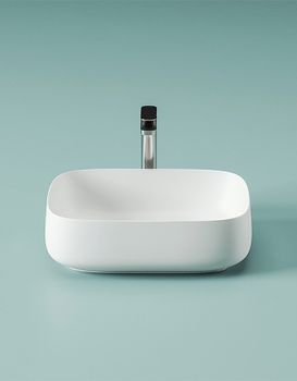 Раковина-чаша Artceram Cognac 55 COL008 05 00 Белая матовая — фото 3, Раковины накладные