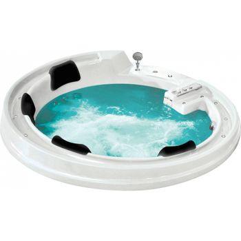 Акриловая ванна Gemy G9090B 190х190 с гидромассажем — фото 1, Акриловые ванны