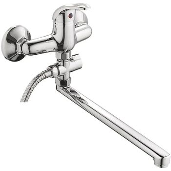 Смеситель для ванны Ledeme H15 2115L универсальный Хром — фото 1, Смеситель для ванны