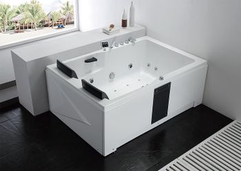 Акриловая ванна Gemy 181х121 G9061 K R с гидромассажем — фото 3, Акриловые ванны