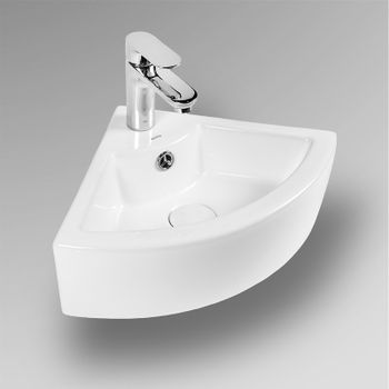 Раковина Bond 32 S91-320 угловая Белая глянцевая — фото 4, Мини-раковины