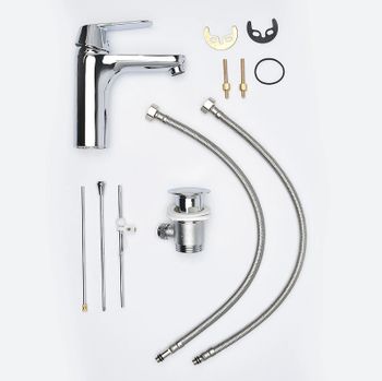 Смеситель для раковины AQUAme Prato AQMP6131 Хром — фото 3, Смесители для раковины