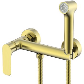 Гигиенический душ со смесителем Raglo R03.51.03 Золото матовое — фото 1, Гигиенические души