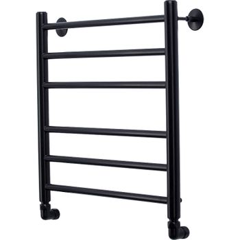 Водяной полотенцесушитель Comfysan Luce W-6 60x50 013387 Черный матовый — фото 1, Водяные полотенцесушители