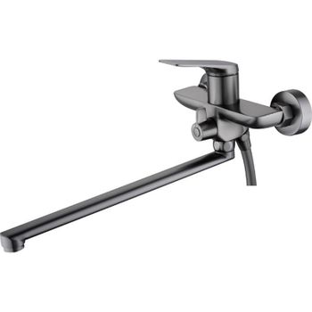 Смеситель для ванны Haiba HB22816-3 универсальный Оружейная сталь — фото 1, Смеситель для ванны