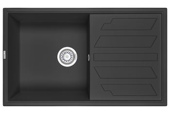 Granula-8601, ТУРМАЛИН, кухонная мойка, кварц — фото 1, Кухонные мойки