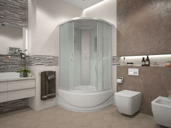 Душевая кабина Erlit Comfort 100х100 ER3510TP-C3-RUS без гидромассажа — фото 6, Душевые кабины