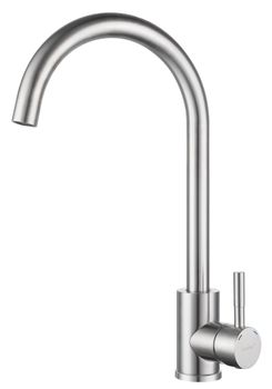 GRANFEST QUARZ Смеситель для кухни U-обр. D-35мм нержавейка арт. GF- — фото 1, Смесители для кухни