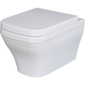 Унитаз Ambassador Benefit 203T20001R подвесной Белый глянцевый без сиденья — фото 1, Подвесные унитазы