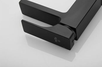 Смеситель для раковины Rose R10H R1001H-1 Черный матовый — фото 10, Смесители для раковины