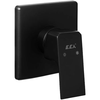 Смеситель для душа E.C.A. Tiera 102167105C1EX-K Черный матовый — фото 1, Смеситель для душа