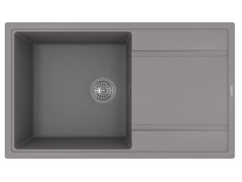 Florentina Мойка "Липси" 860, серый шелк FG — фото 1, Кухонные мойки