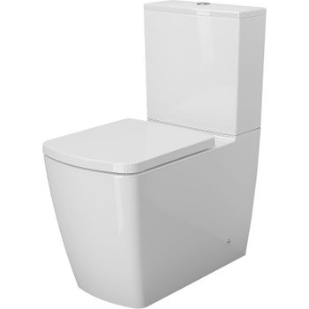 Унитаз компакт Ambassador Kingston 147K19001RS с бачком и сиденьем Микролифт — фото 1, Напольные унитазы