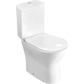 Унитаз компакт Roca Leon 342649000 без бачка и сиденья — фото 1, Напольные унитазы