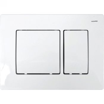 Клавиша смыва Azario AZ-8200-0032 Белая — фото 1, Кнопки смыва