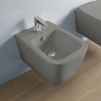 Биде Artceram A16 ASB001 15 00 подвесное Grigio oliva — фото 3, Биде подвесные