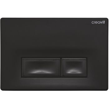 Клавиша смыва Creavit Ore GP3002.02 Черная глянцевая — фото 1, Кнопки смыва