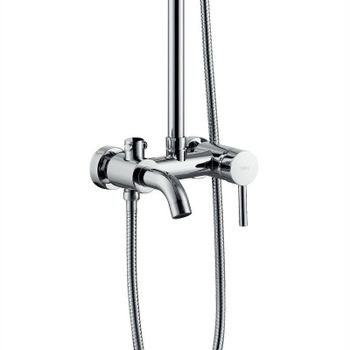 Душевая система Haiba HB2407 Хром — фото 4, Душевые стойки