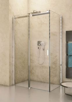 Душевой уголок Riho Baltic B203 160х80 G002010120 (GE0902500) профиль Хром стекло прозрачное — фото 1, Прямоугольные душевые уголки