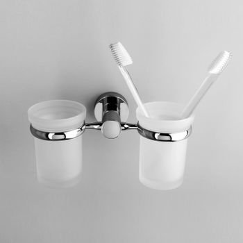 Donau K-9428D Подстаканник двойной — фото 2, Аксессуары для раковины