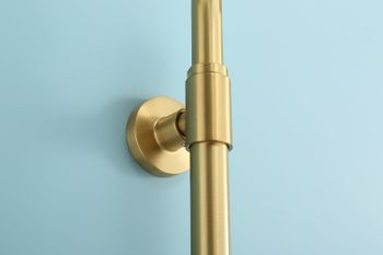 Душевая система Raglo R20.26.03 с термостатом Золото матовое — фото 2, Душевые стойки