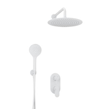 A85155 Встраиваемый комплект для душа с верхней душевой насадкой и лейкой — фото 3, Встраиваемые душевые комплекты