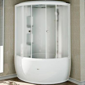 Душевой бокс Radomir Лаура 128x128 1-04-1-0-0-0831 без гидромассажа — фото 1, Душевые боксы