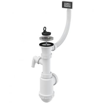 Сифон для кухонной мойки Alcaplast A444P-DN50/40 Белый — фото 1, Сифоны для кухонной мойки