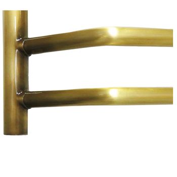 Водяной полотенцесушитель Domoterm Лаура П10 500*800 АБР Античная бронза — фото 2, Водяные полотенцесушители