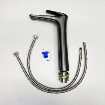 Смеситель для раковины Comforty FC074B-CGT 00-00004533 Графит — фото 7, Смесители для раковины