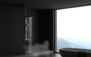 Душевая система Lemark Tropic LM7005C Хром — фото 9, Душевые стойки