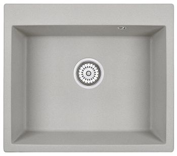 Granula-6001, БАЗАЛЬТ, кухонная мойка, кварц — фото 1, Кухонные мойки