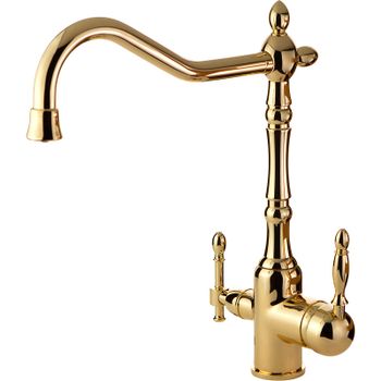 Смеситель для кухни Veragio Milano 30639 Золото — фото 8, Смесители для кухни