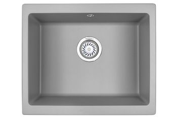 Granula-5551, АЛЮМИНИУМ, кухонная мойка, кварц — фото 1, Кухонные мойки