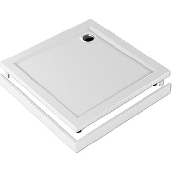 Акриловый поддон для душа Melodia della vita Eletto 100x100 MTYET100100 Белый — фото 1, Акриловые душевые поддоны