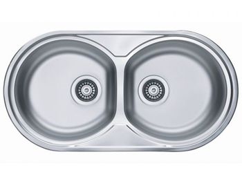 Мойка для кухни FORM 50 NAT-90 832X437 в комплекте с сифоном 1130557, — фото 1, Кухонные мойки