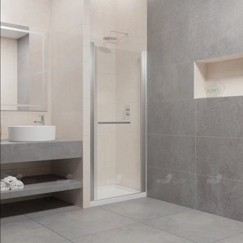 Душевая дверь  80*185 RGW PA-03 Хром/Шиншила/6 мм (770-785) — фото 3, Распашные душевые двери