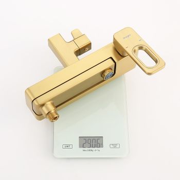 Душевая система Raglo R51.24.03 Золото матовое — фото 2, Душевые стойки