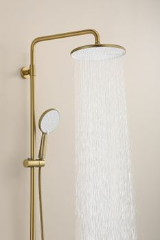 Душевая система Raglo R20.24.03 Золото матовое — фото 9, Душевые стойки