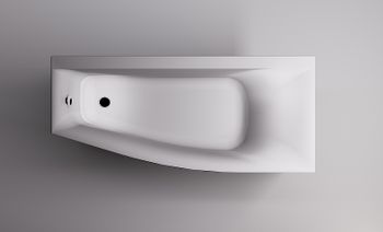 Ванна из искусственного камня Astra Form Скат 170х75 R 01010015 без гидромассажа — фото 8, Ванны из искусственного камня