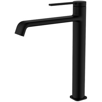 Смеситель для раковины AQUAme Asti AQM6414MB Черный матовый — фото 1, Смесители для раковины